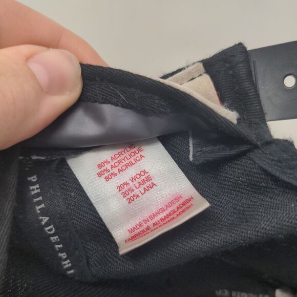 Mitchell & Ness Men's Snapback Hat Black Embroidered Miami Heat NBA Logo - Picture 10 of 10